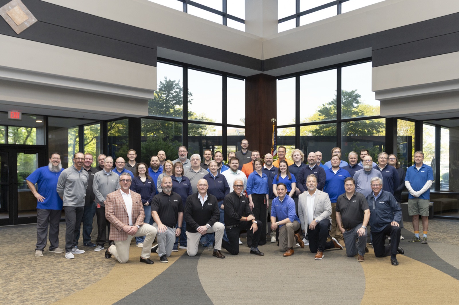 Byrider corporate support team at headquarters in Carmel, Indiana