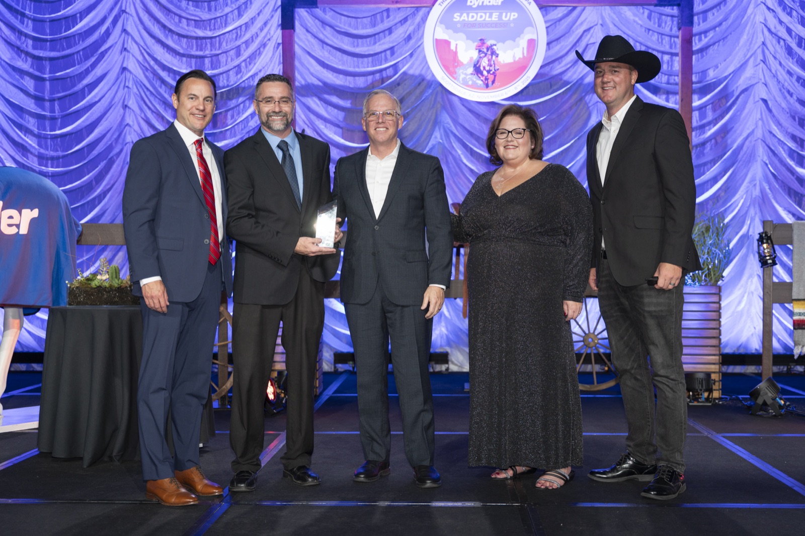 Byrider Franchise of the Year recipients at Saddle Up convention